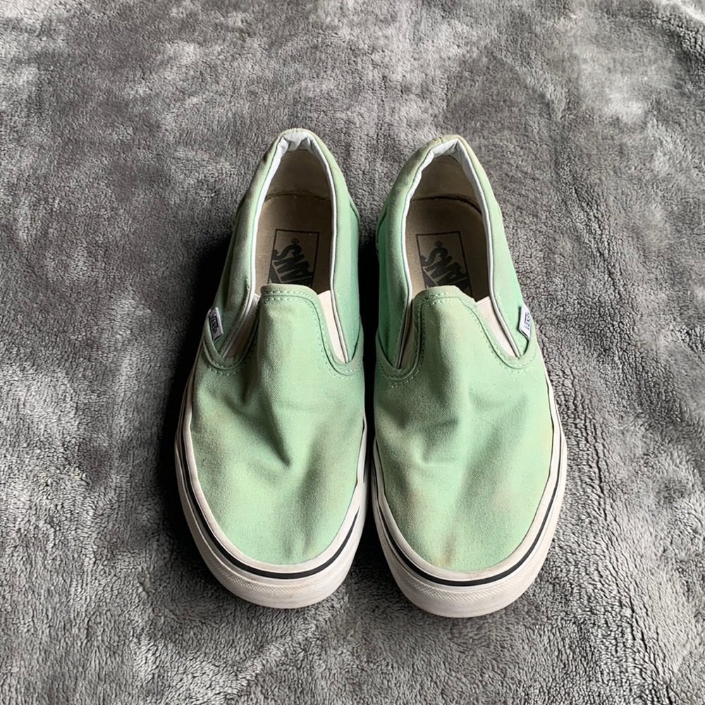 Teal vans